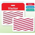 Manually Issued TIMEbadge Half Day Expiring Badge -Visitor